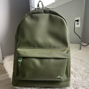 BNWOT Lacoste Chantaco Backpack in Military Green